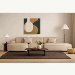 Olio Tradizione Narożnik wypoczynkowy w kształcie litery L Tkanina Raven 30